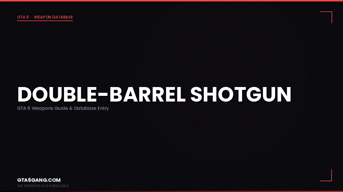 Double-Barrel Shotgun in GTA 6 on GTA6Gang.com