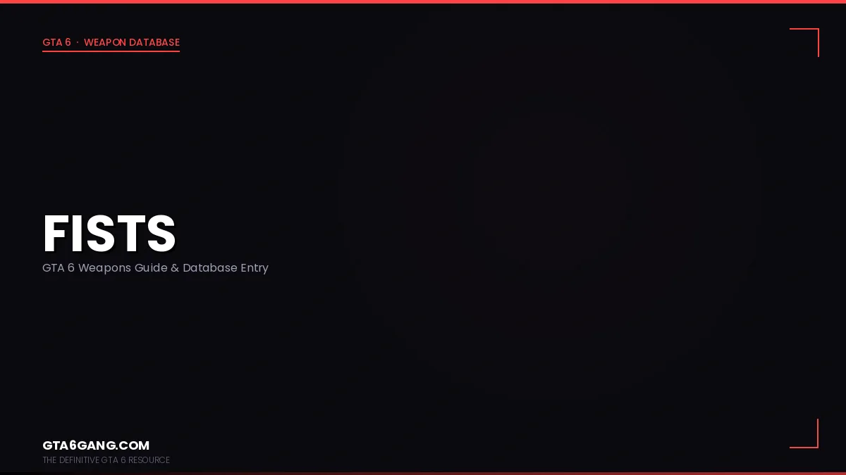 The Fists weapon in GTA 6