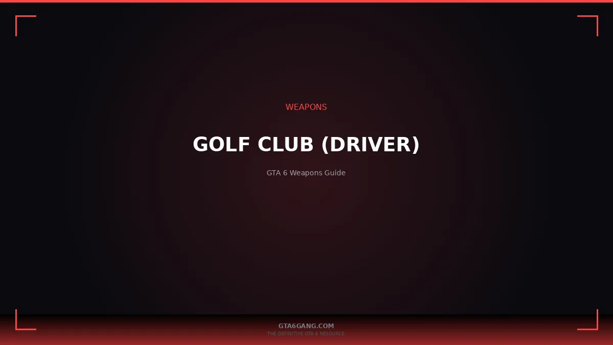 The Golf Club Driver weapon in GTA 6