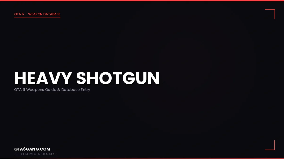 Heavy Shotgun weapon in GTA 6 on GTA6Gang.com