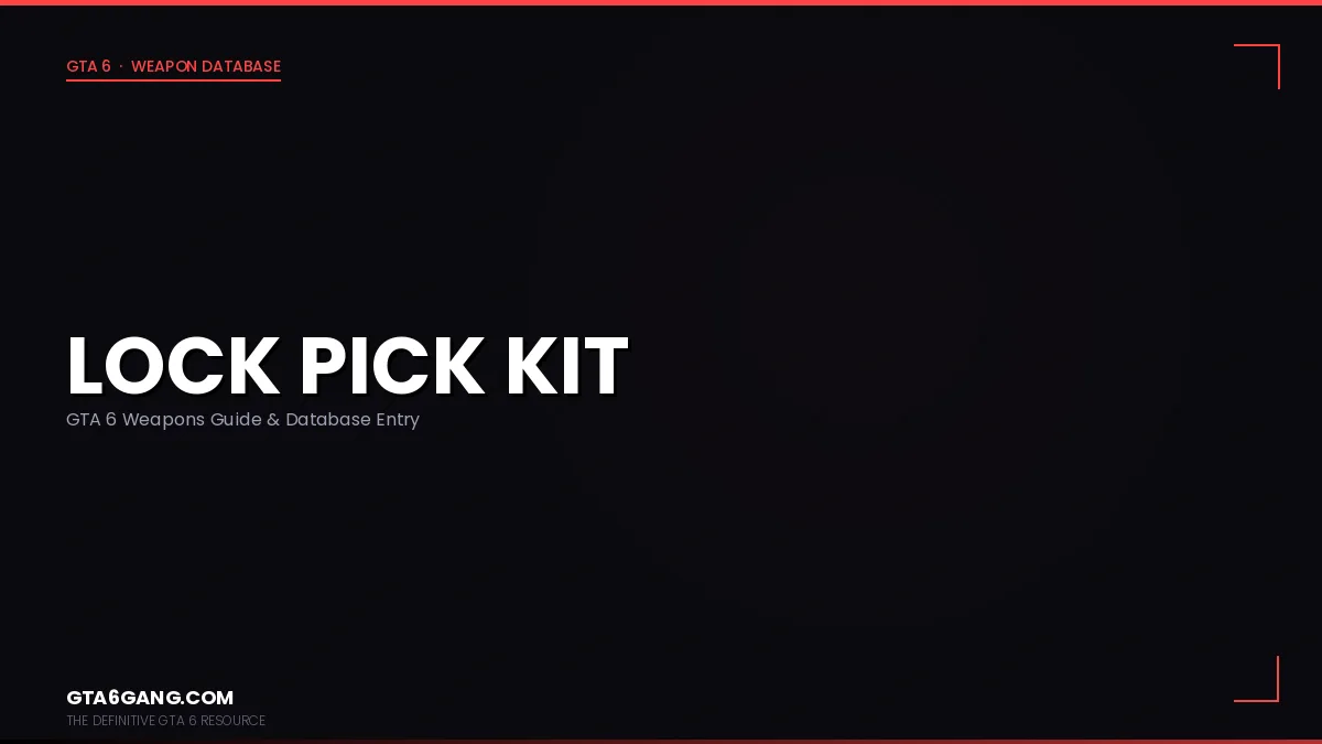 Lock Pick Kit in GTA 6 on GTA6Gang.com