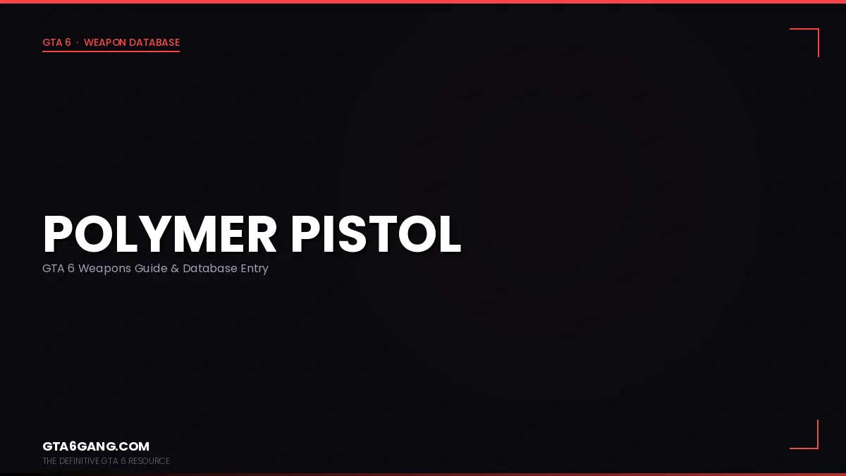 Polymer Pistol weapon in GTA 6 on GTA6Gang.com
