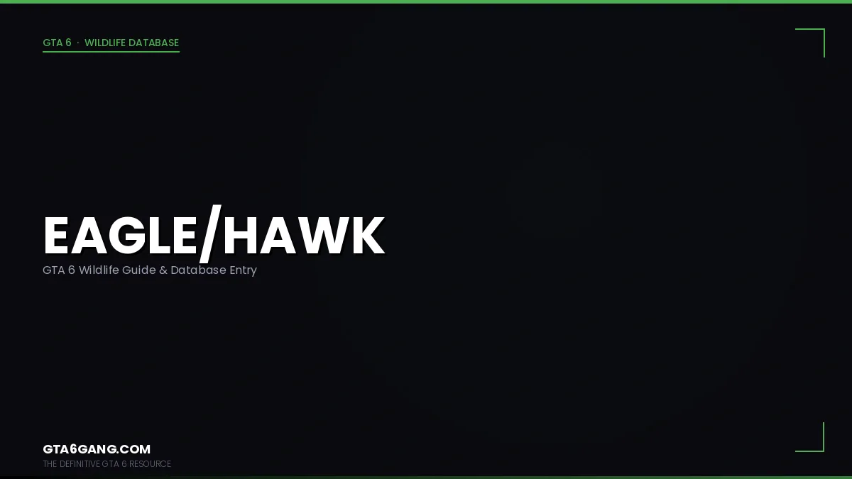 Eagle/Hawk in its natural Leonida habitat in GTA 6