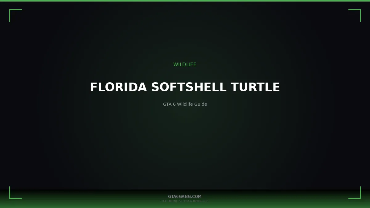 Florida Softshell Turtle in GTA 6 — Wildlife guide on GTA6Gang.com